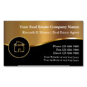 Klassieke vastgoedindustrie visitekaartje magneet (Voorkant)