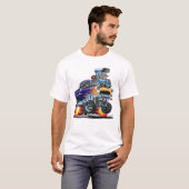 Klassieke vaten warme Cartoon T-shirt (Voorkant volledig)