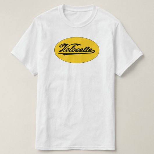 Klassieke Velocette-motorfietsen T-shirt (Design voorkant)