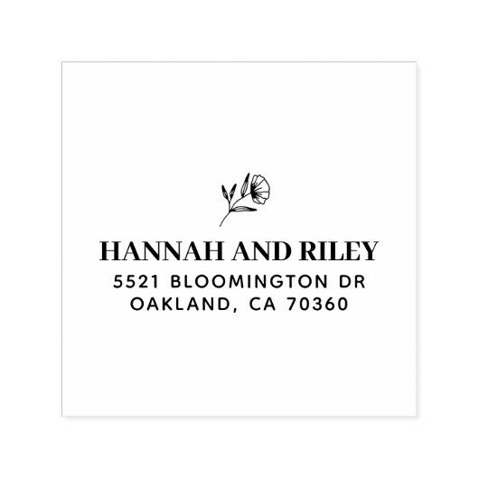 Klassieke Ventilator-paar-retouradres Zelfinktende Stempel (Design)