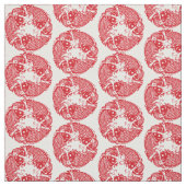 Klassieke verbinding van de rode visgroep Koi Carp Stof (Swatch)