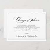 Klassieke verbondenheid wijziging plannen uitstel kaart (Voorkant / Achterkant)