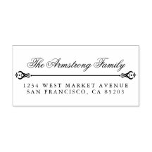 Klassieke verdeler aangepaste familienaam retourad