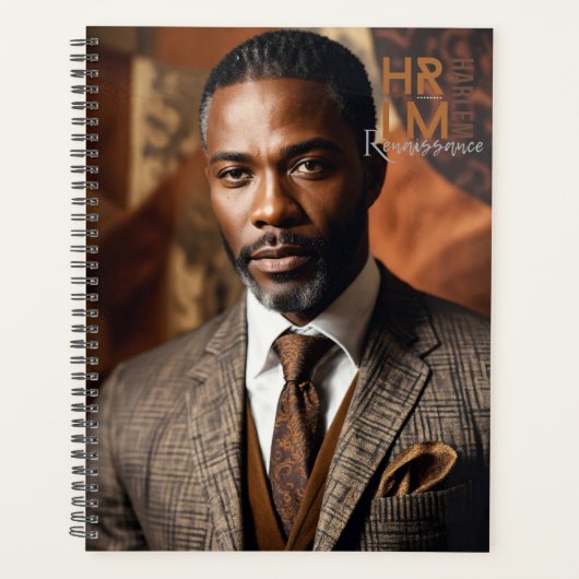 Klassieke verfijnde Harlem Renaissance    Planner (Voorkant)