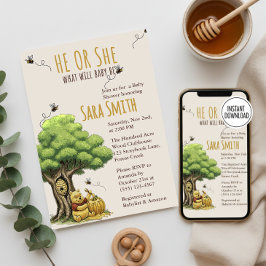 Klassieke Verhalenboek Beer "Wat zal Baby Bij doen Kaart