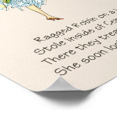 Klassieke Verhalenboek Bloemenkinderen RAGGED ROBI Poster (Hoek)