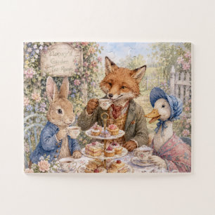 Klassieke Verhalenboek Thee Vergadering Konijn Vos Legpuzzel