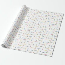 Klassieke Verjaardag Kaarsen Wrapping Paper