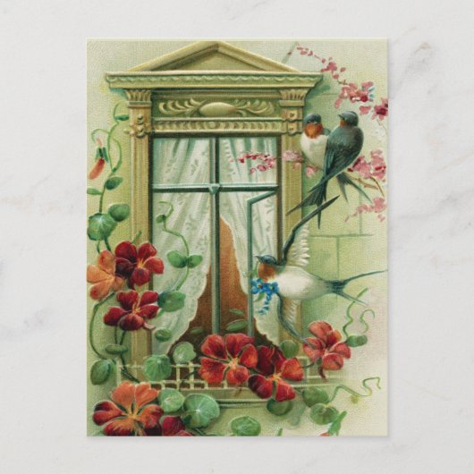 Klassieke Verjaardagsansichtkaart Briefkaart (Voorkant)