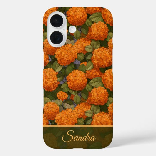 Klassieke verjaardagsfeest Hydrangea Bloemstuk op  Case-Mate iPhone Case (Achterkant)