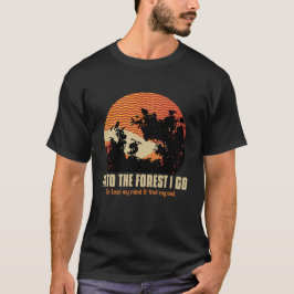 Klassieke verkenning van paden en de natuur t-shirt