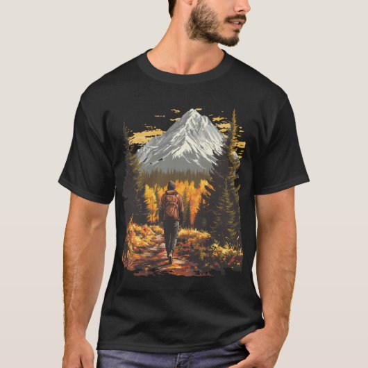 Klassieke verkenning van paden en Natuur T-shirt (Voorkant)