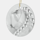 Klassieke Verloving Ring Keramisch Ornament (Links)