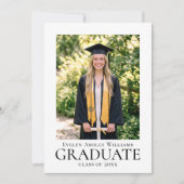 Klassieke Verlovingsaankondigingskaart Foto Formee Aankondiging (Voorkant)