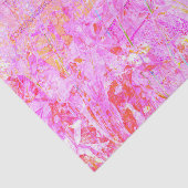 Klassieke vervaagde script paarse landelijke rusti tissuepapier (Detail)