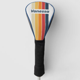 Klassieke Vervagende Regenboog Speld Streep met Na Golfheadcover