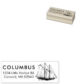 Klassieke verzending van het verzendadres van het rubberstempel (Gestempeld)