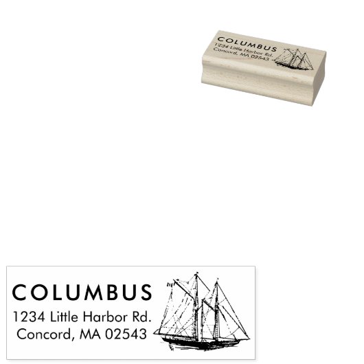 Klassieke verzending van het verzendadres van het rubberstempel (Gestempeld)