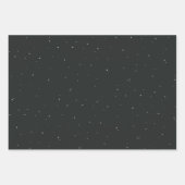 Klassieke vetgedrukte feestvleden en sterren jager inpakpapier vel (Voorkant 2)