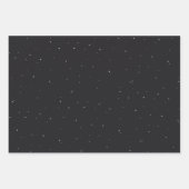 Klassieke vette blauwe vlinder en sterren inpakpapier vel (Voorkant 2)