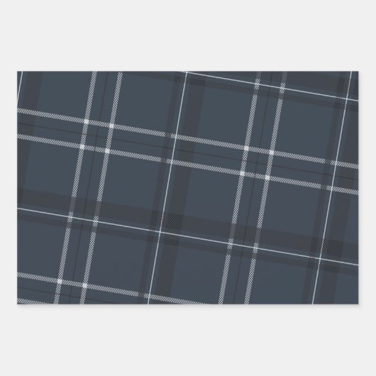 Klassieke vette blauwe vlinder en sterren inpakpapier vel (Voorkant)