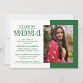 KLASSIEKE VETTE KLASSE VAN 2024 AFSTUDEREN UITNODI KAART (Voorkant)