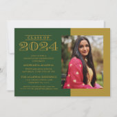 KLASSIEKE VETTE KLASSE VAN 2024 AFSTUDEREN UITNODI KAART (Voorkant)