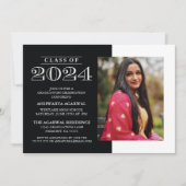 KLASSIEKE VETTE KLASSE VAN 2024 AFSTUDEREN UITNODI KAART (Voorkant)
