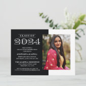 KLASSIEKE VETTE KLASSE VAN 2024 AFSTUDEREN UITNODI KAART (Staand voorkant)