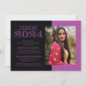 KLASSIEKE VETTE KLASSE VAN 2024 AFSTUDEREN UITNODI KAART (Voorkant)