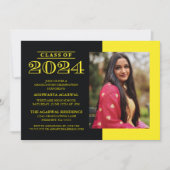 KLASSIEKE VETTE KLASSE VAN 2024 AFSTUDEREN UITNODI KAART (Voorkant)