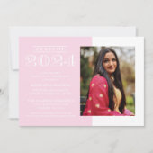 KLASSIEKE VETTE KLASSE VAN 2024 AFSTUDEREN UITNODI KAART (Voorkant)