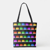 klassieke vezel 500 regenboog tote bag (Achterkant)