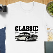 Klassieke vibes, tijdloze ritten , esthetisch t-shirt