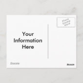 Klassieke Victoriaans dame met Rozen Briefkaart (Achterkant)