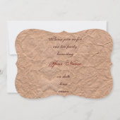 Klassieke Victoriaans grunge-theetheekpartij Kaart (Achterkant)