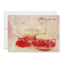 Klassieke Victoriaans grunge-theetheekpartij