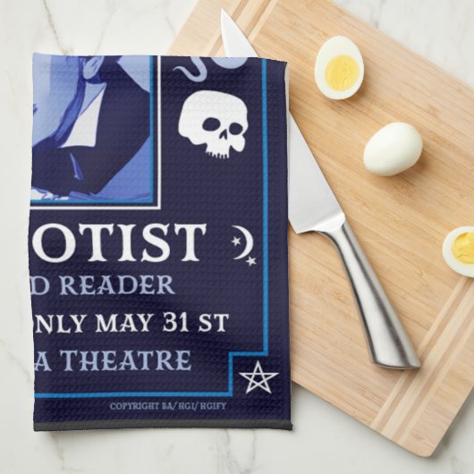 Klassieke  Victoriaans Hypnotist Theedoek (Quarter Fold)