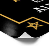 Klassieke  Victoriaans magische posters (Hoek)