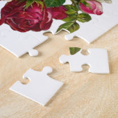 Klassieke Victoriaans Rozen Lily van de Valley Rom Legpuzzel (Zijkant)