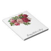 Klassieke Victoriaans Rozen Lily van de Valley Rom Notitieblok (Schuin)