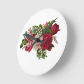 Klassieke Victoriaans Rozen Lily van de Valley Rom Ronde Klok (Hoek)