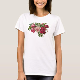 Klassieke Victoriaans Rozen Lily van de Valley Rom T-shirt