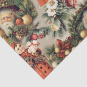 Klassieke Victoriaanse Kerstballen Tissuepapier (Detail)