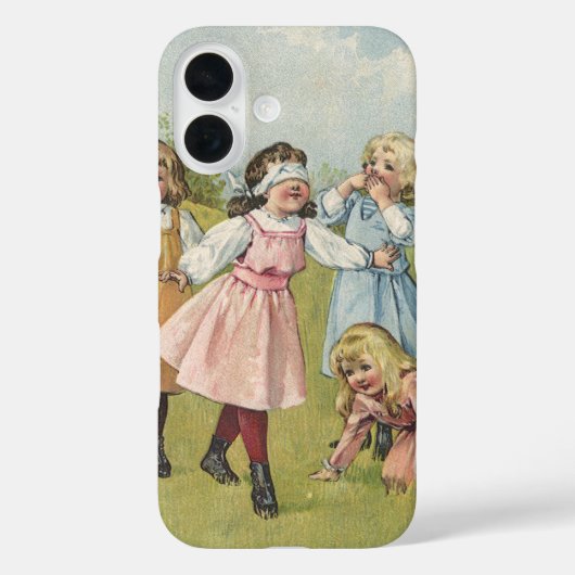 Klassieke Victoriaanse Kinderen Spelen Blindemanne Case-Mate iPhone Case (Achterkant)