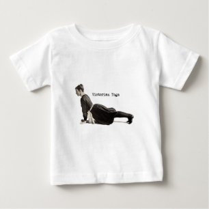 Klassieke Victoriaanse Yoga Vrouw Omhoogkijkende H