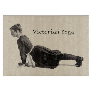 Klassieke Victoriaanse Yoga Vrouw Omhoogkijkende H Snijplank
