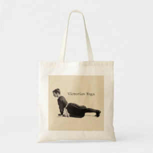 Klassieke Victoriaanse Yoga Vrouw Opwaartse Hond H Tote Bag