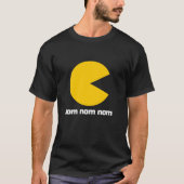 Klassieke videogame Nom Nom Nom T-shirt (Voorkant)