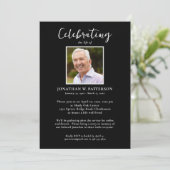 Klassieke viering van het leven Foto's Aangepast g Kaart (Staand voorkant)